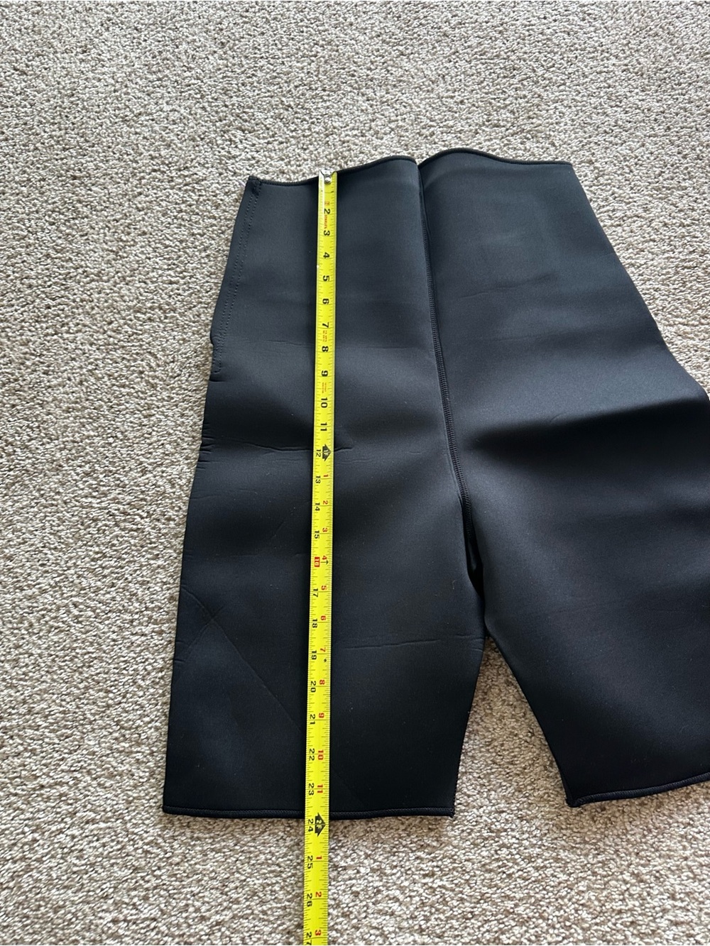 Curves Neoprene Trimming Shorts - Athletic High Waist Workout Sz L - Picture 5 of 6